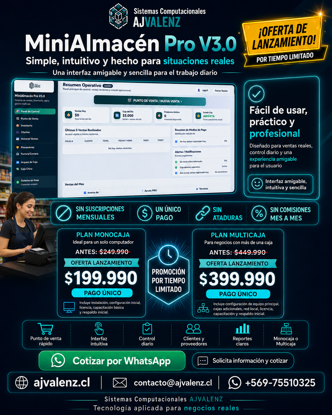 MiniAlmacén Pro V3.0