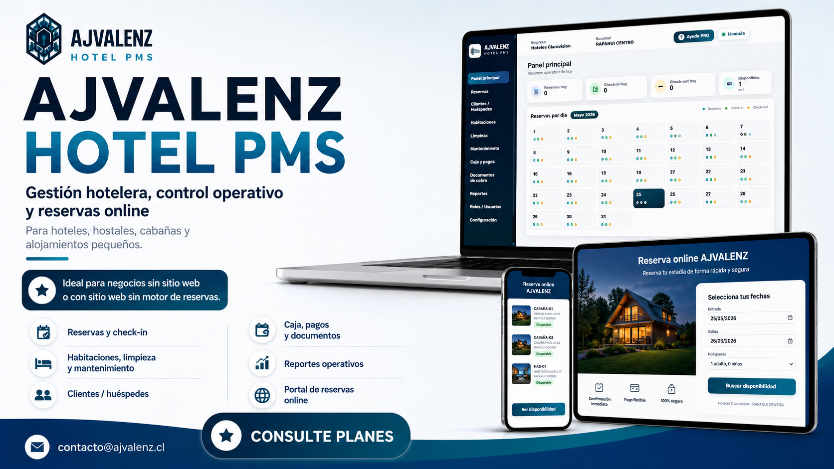 AJVALENZ Hotel PMS